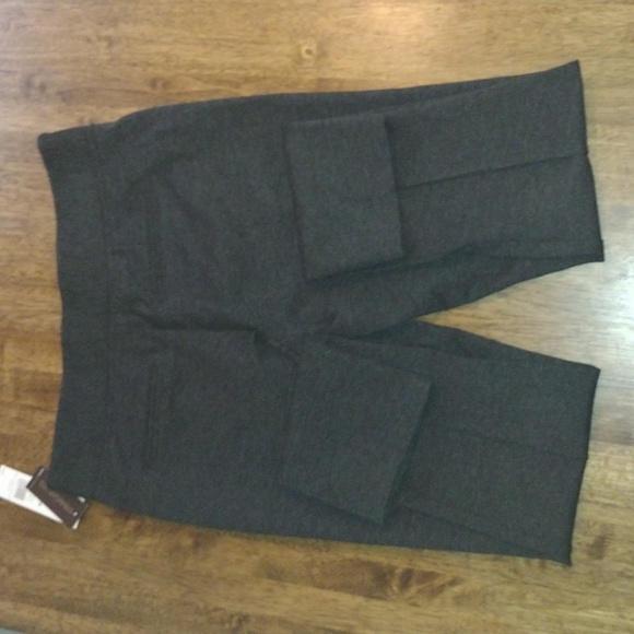 Gray Elastic Waist Straight Leg Dana Buchman Pants Comfortable Dress M - Picture 6 of 6